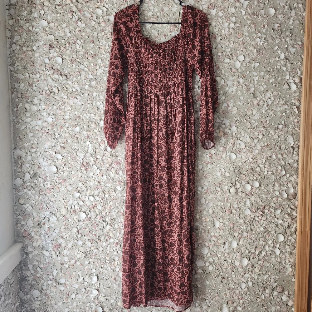 Faherty Susanna Smocked Dress In Montserrat Floral - Picture 4 of 8